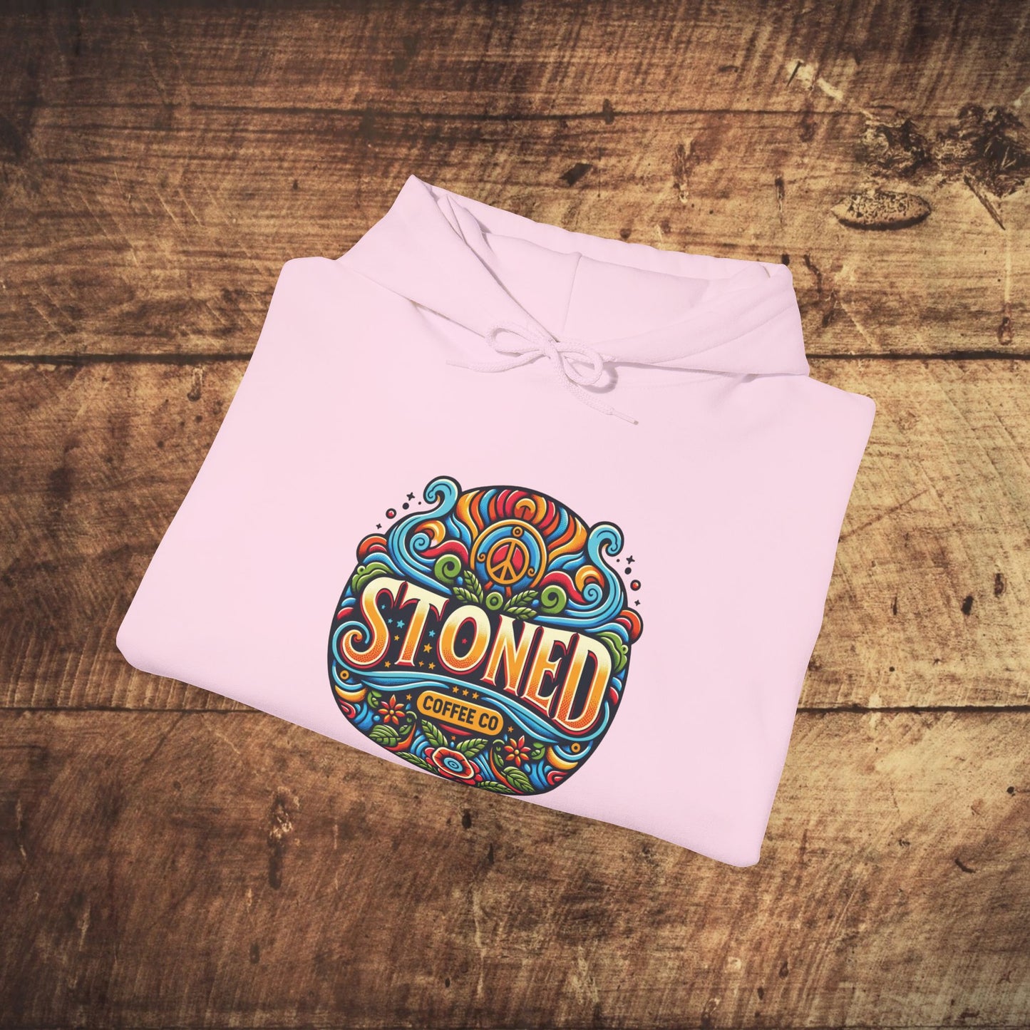 Hooded Sweatshirt Stoned Coffee Company Logo 1