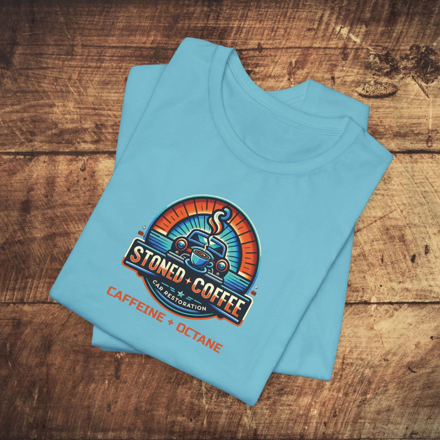 Stoned Coffee Car Restoration Tee Caffeine + Octane
