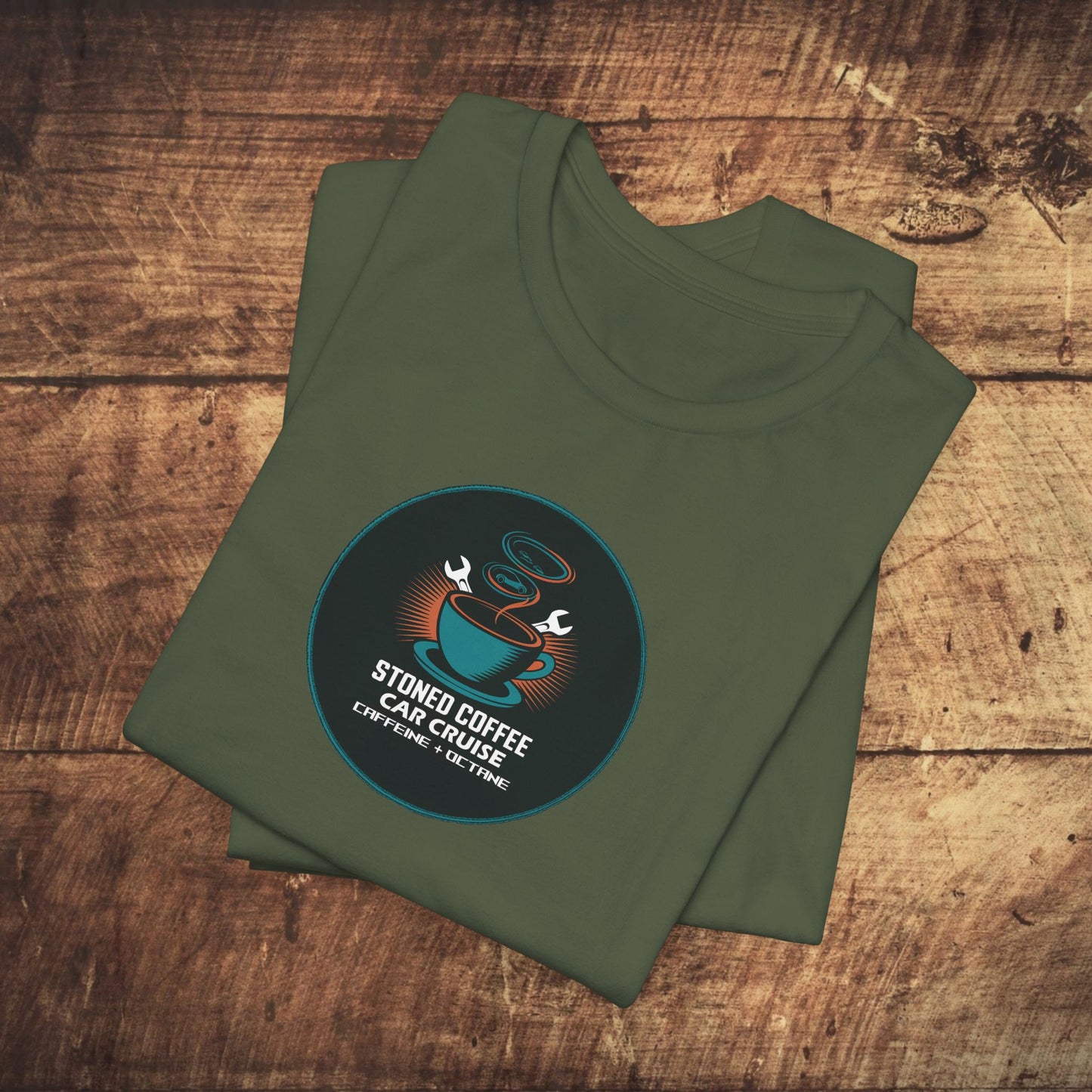 Stoned Coffee Co Car Cruise Tee Caffeine + Octane