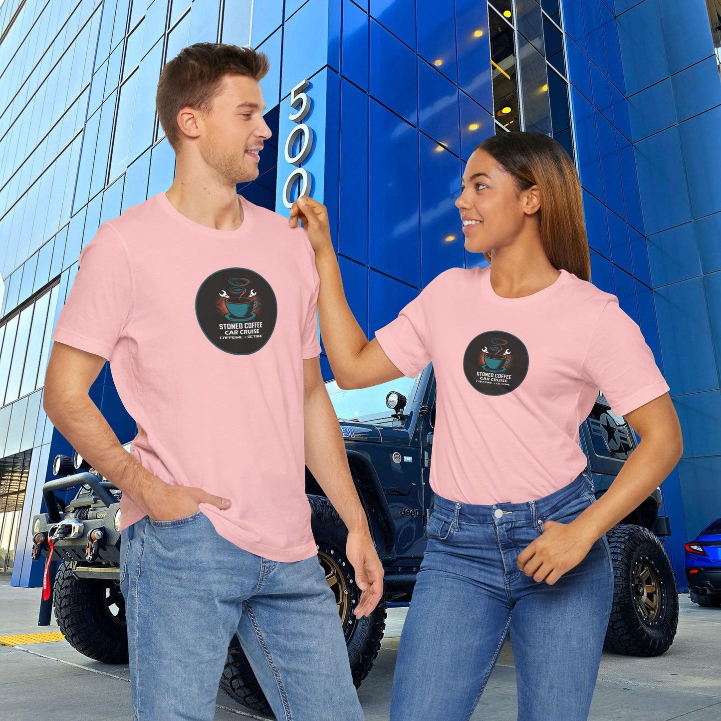 Stoned Coffee Co Car Cruise Tee Caffeine + Octane