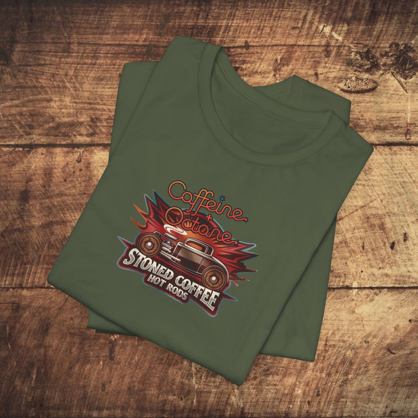 Stoned Coffee Co Hot Rods Tee Caffeine + Octane