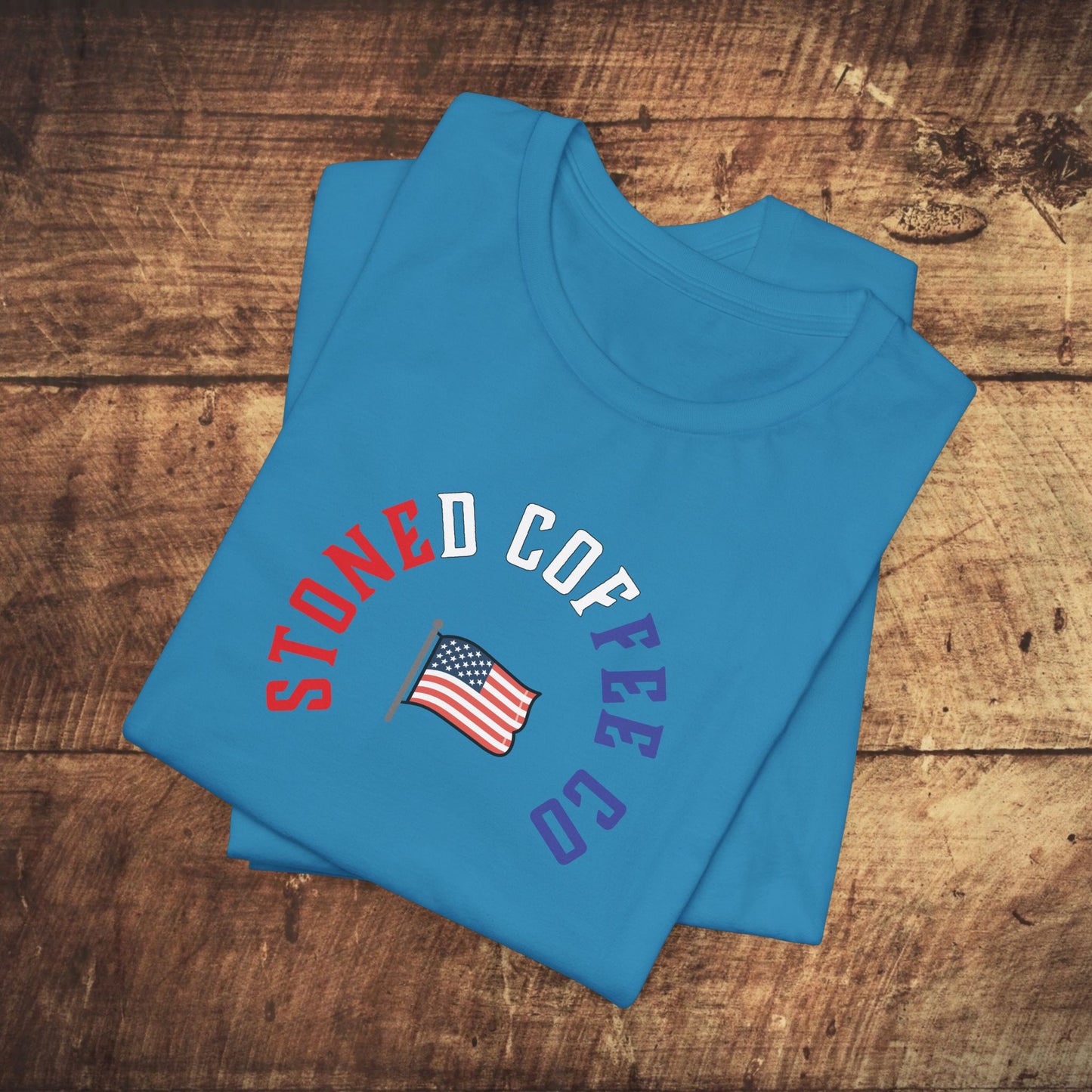 T-Shirt Stoned Coffee Company USA Patriotic Unisex Tee