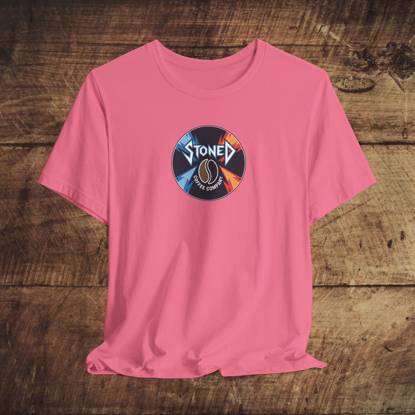 Stoned Coffee Company Heavy Metal Record Label Tee - Unisex Jersey
