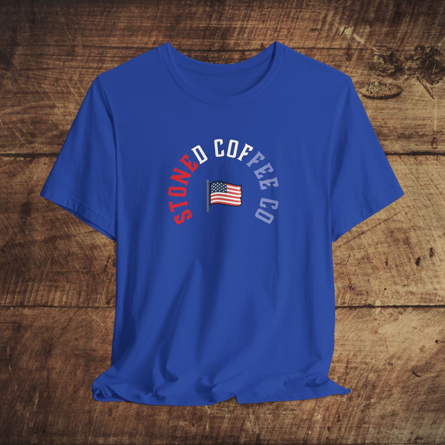 T-Shirt Stoned Coffee Company USA Patriotic Unisex Tee