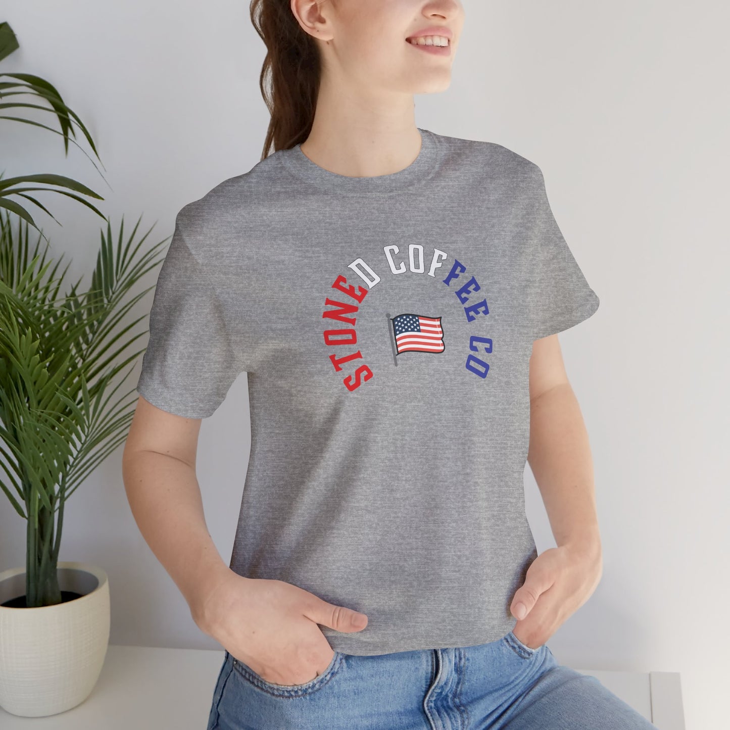T-Shirt Stoned Coffee Company USA Patriotic Unisex Tee