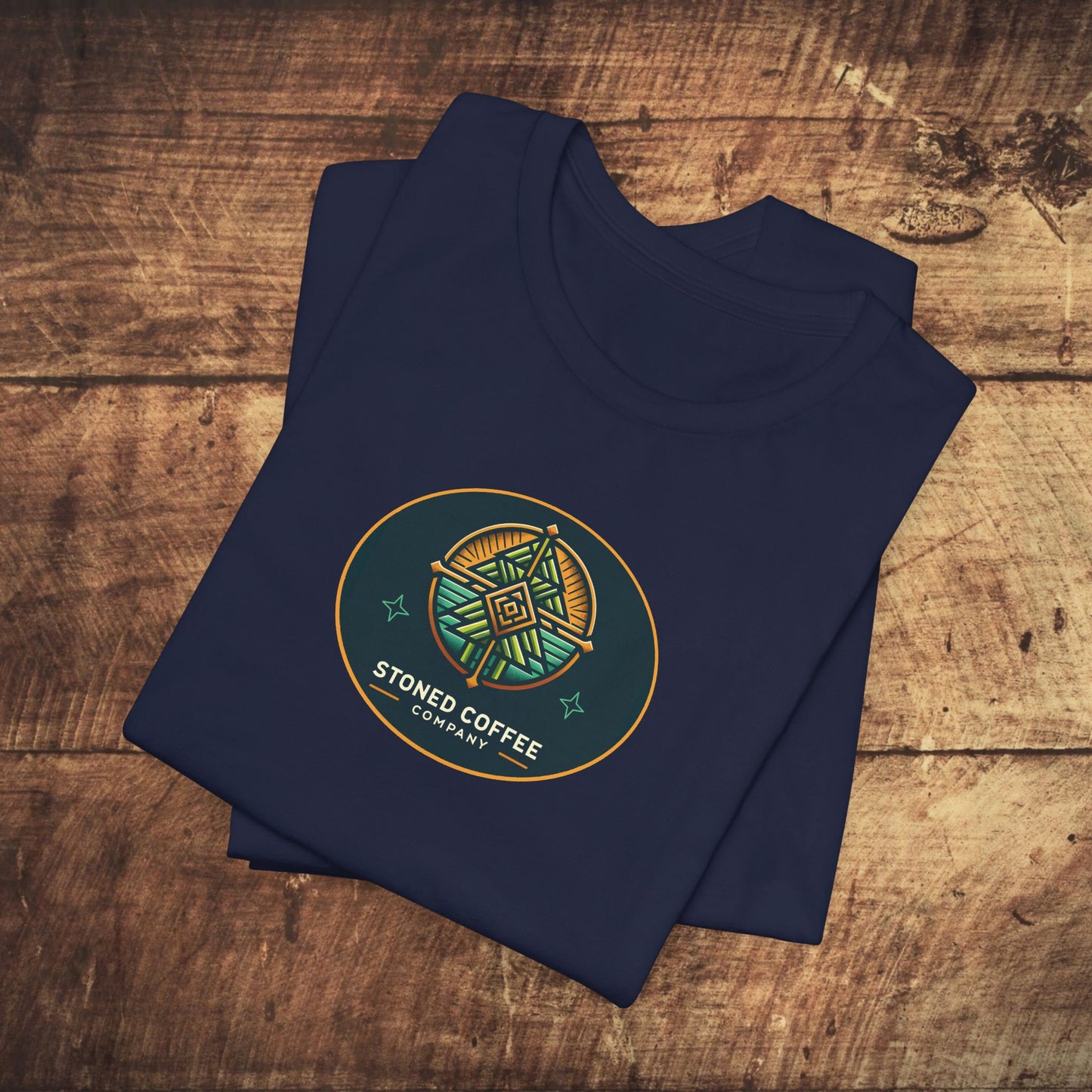 T-Shirt Stoned Coffee Company Pinetree Logo 2