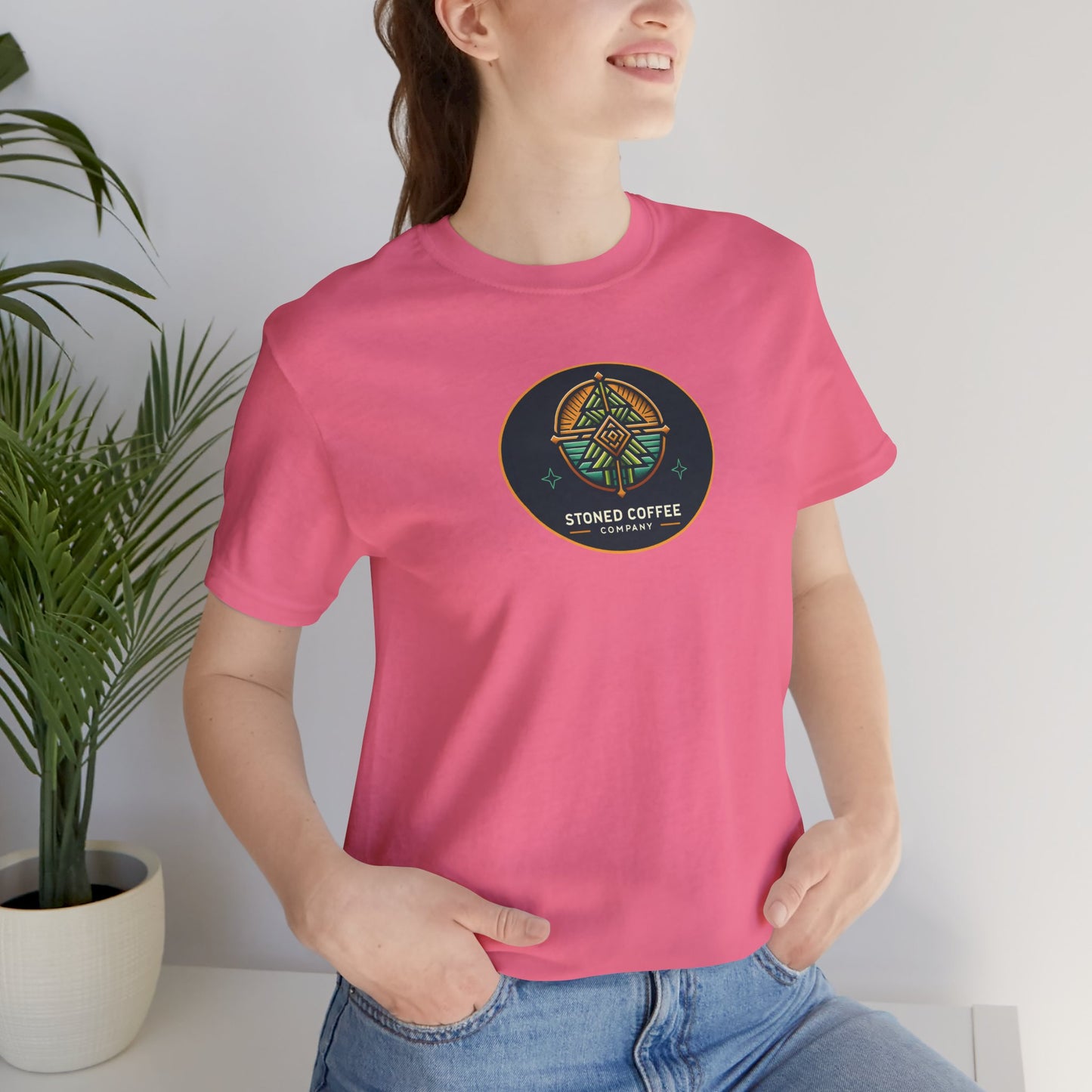 T-Shirt Stoned Coffee Company Pinetree Logo 2