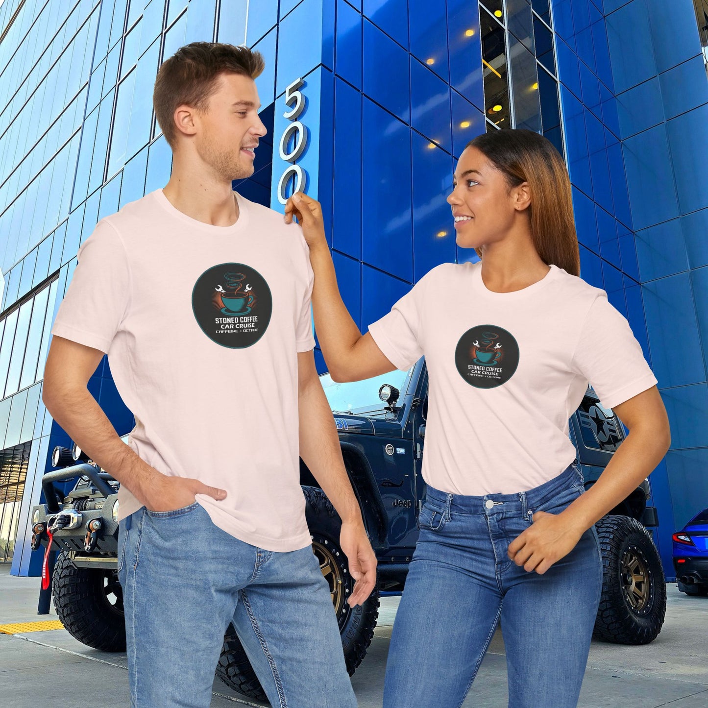 Stoned Coffee Co Car Cruise Tee Caffeine + Octane