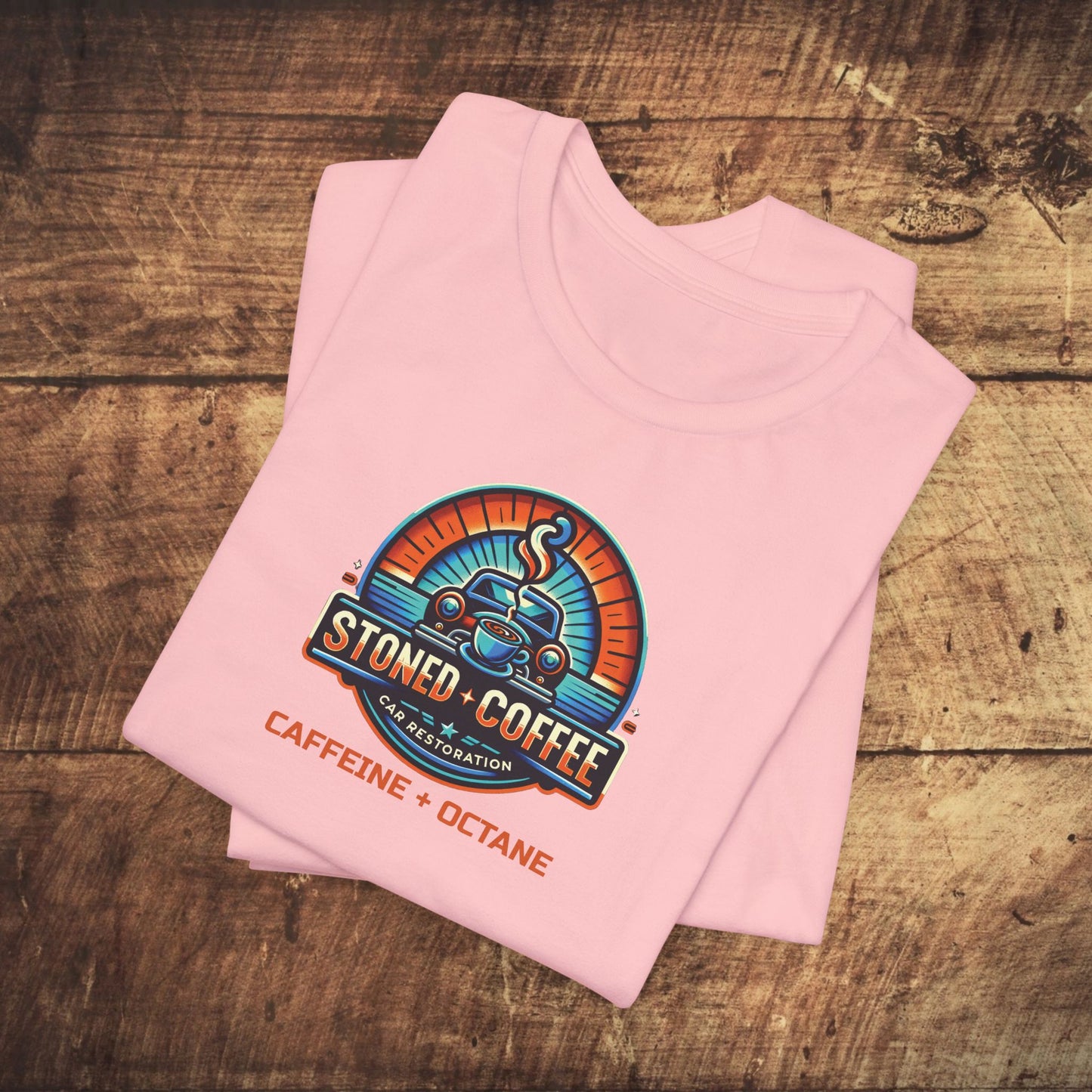 Stoned Coffee Car Restoration Tee Caffeine + Octane