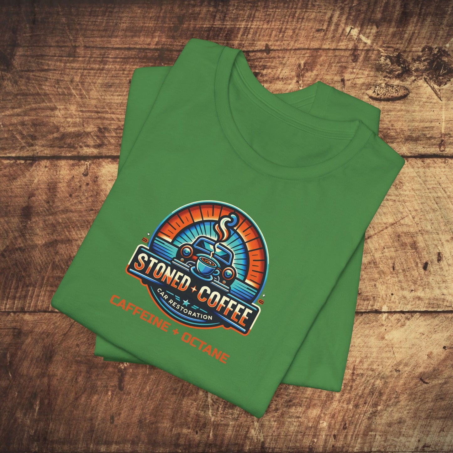 Stoned Coffee Car Restoration Tee Caffeine + Octane