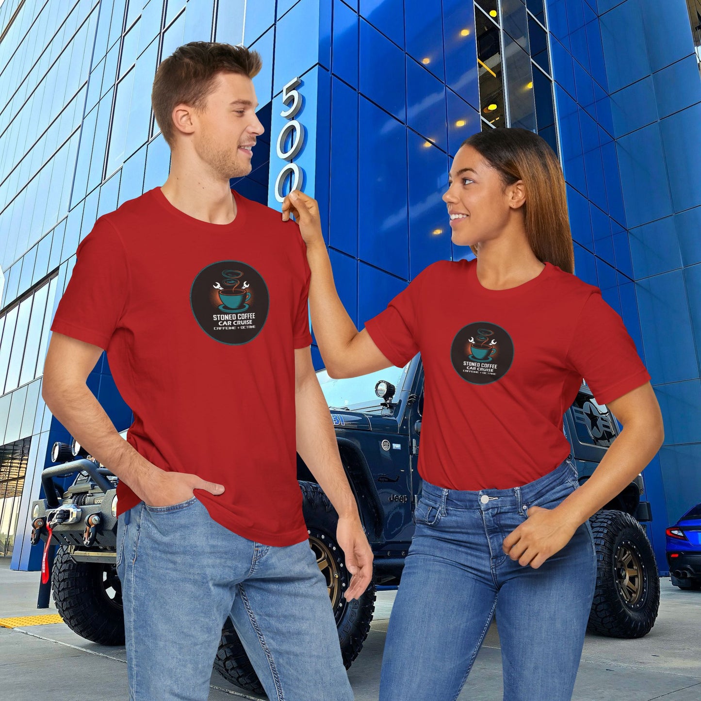 Stoned Coffee Co Car Cruise Tee Caffeine + Octane