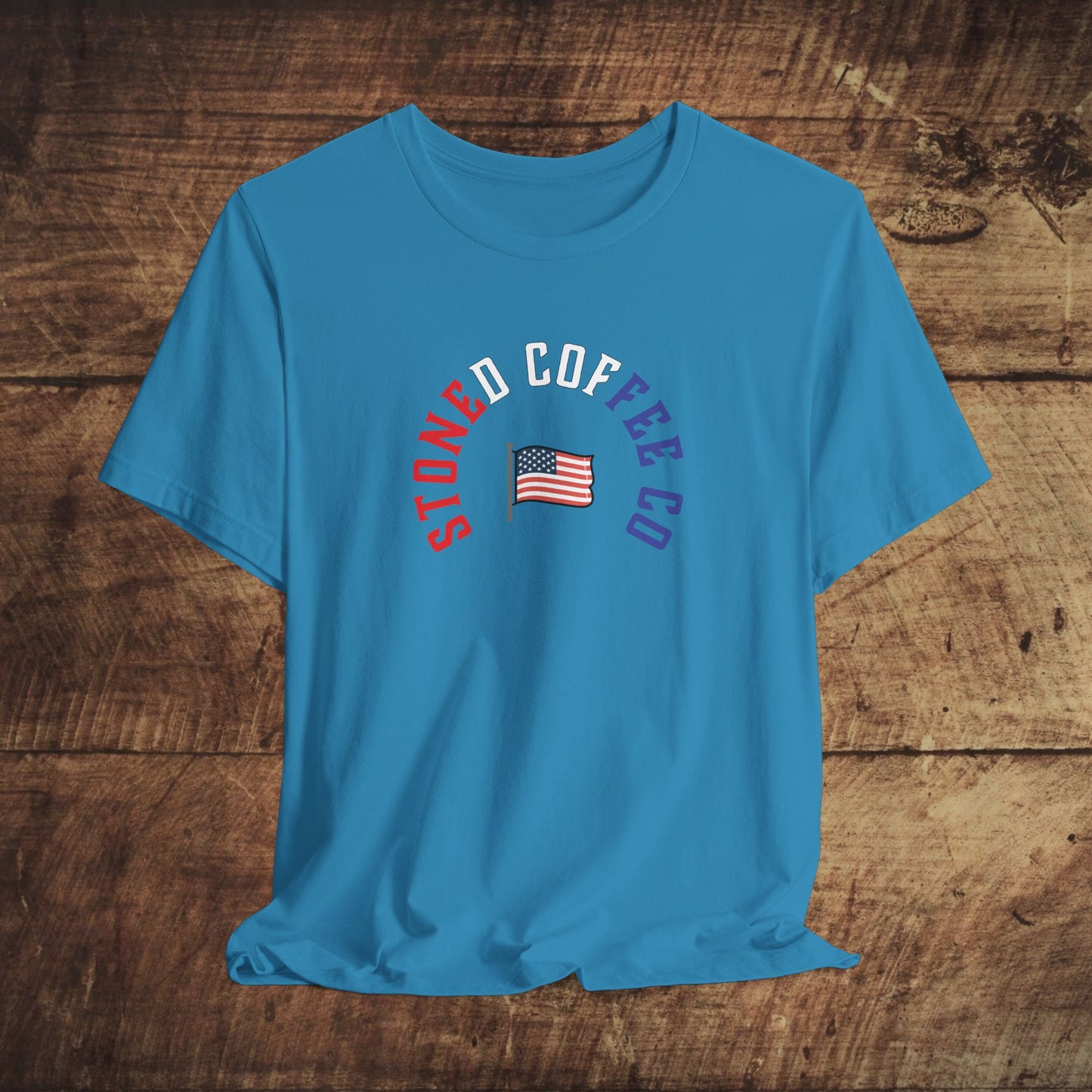 T-Shirt Stoned Coffee Company USA Patriotic Unisex Tee