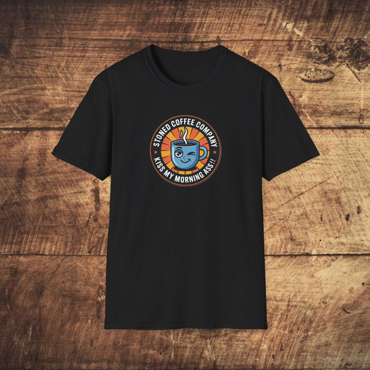 Stoned Coffee Company Kiss my Morning Ass!! T-shirt