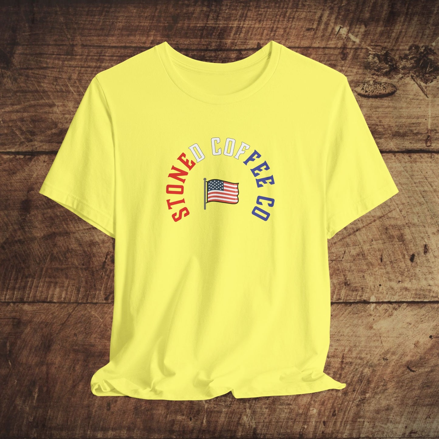 T-Shirt Stoned Coffee Company USA Patriotic Unisex Tee