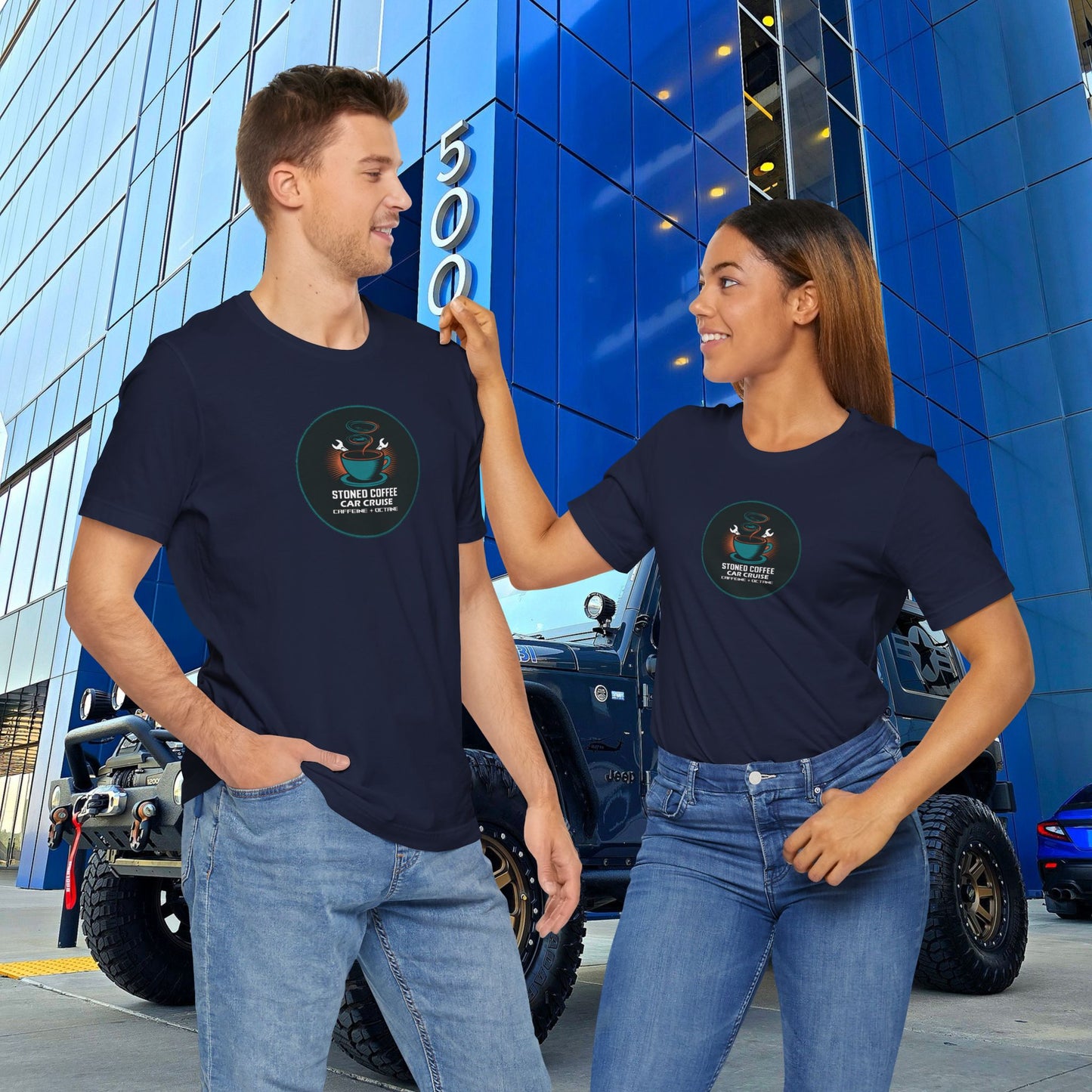 Stoned Coffee Co Car Cruise Tee Caffeine + Octane