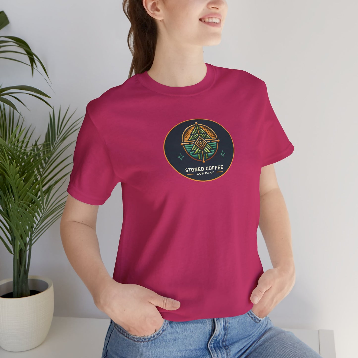 T-Shirt Stoned Coffee Company Pinetree Logo 2
