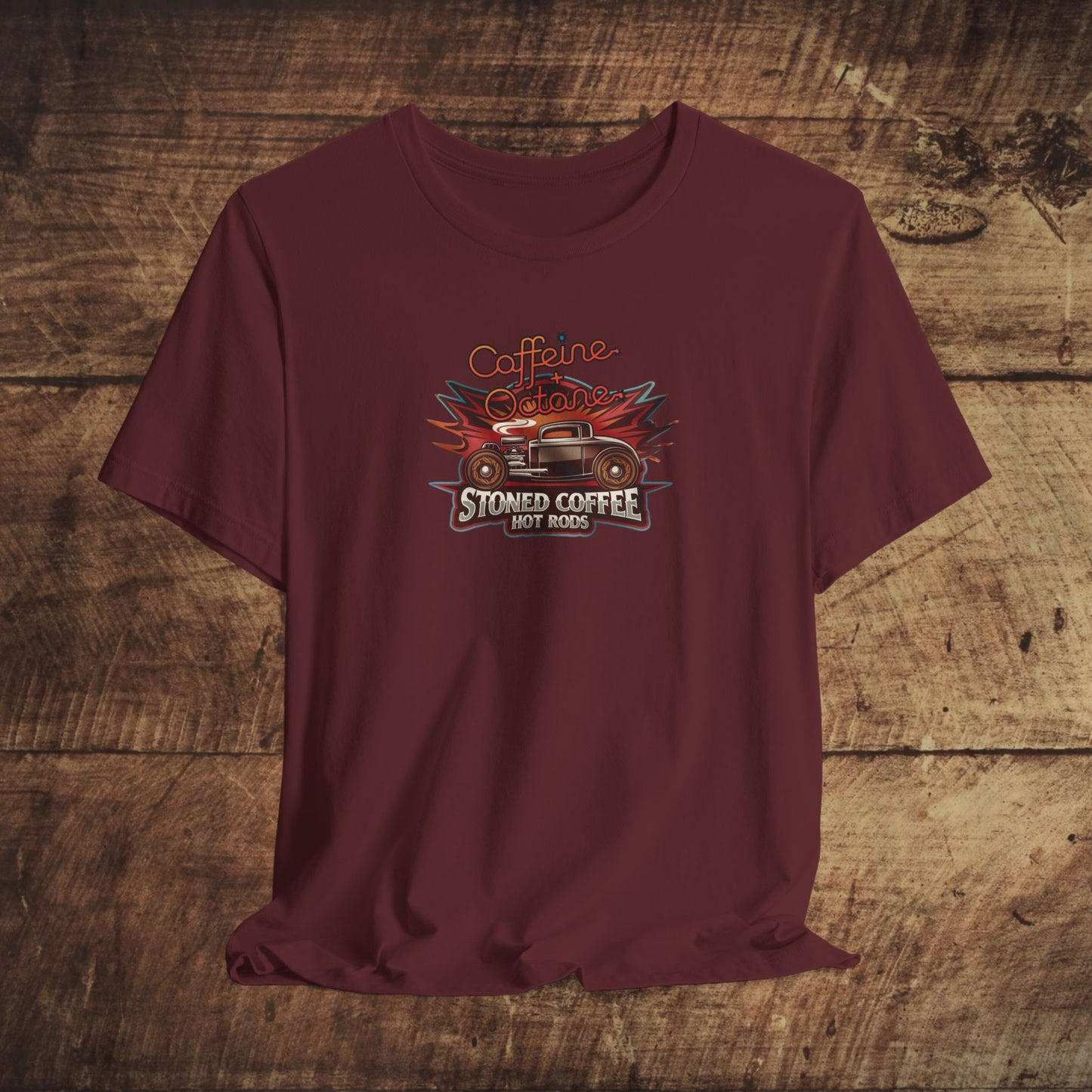 Stoned Coffee Co Hot Rods Tee Caffeine + Octane