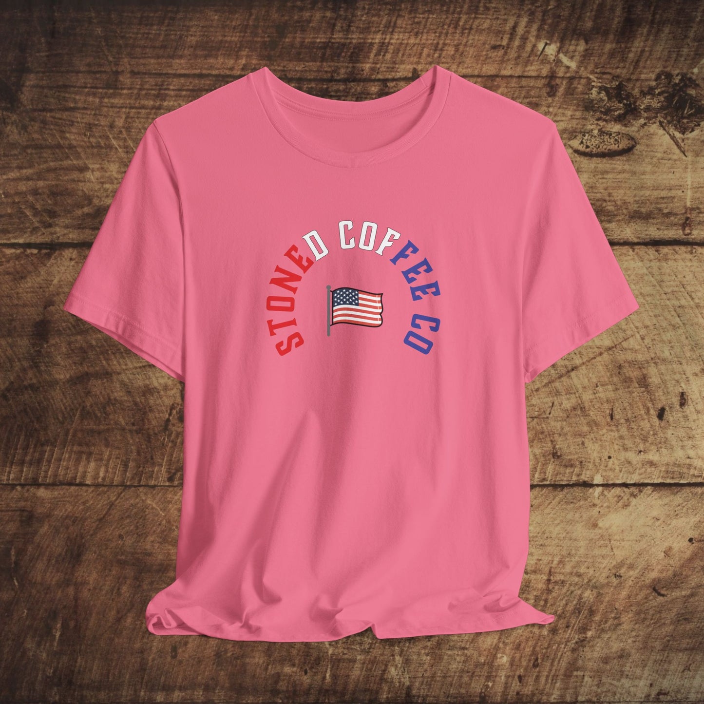 T-Shirt Stoned Coffee Company USA Patriotic Unisex Tee