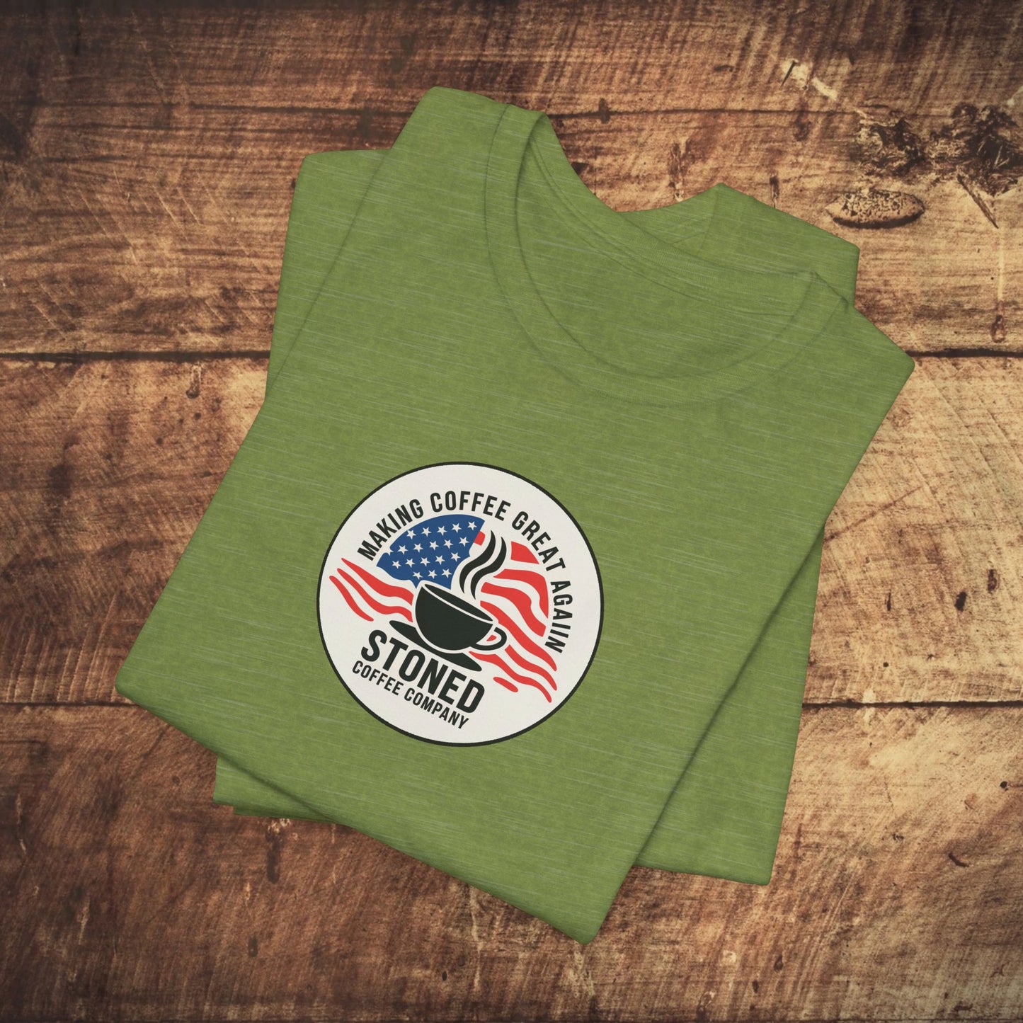 Stoned Coffee Unisex Tee - Making Coffee Great Again