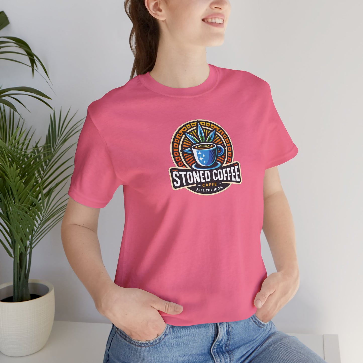 T-Shirt Stoned Coffee Company Logo 4 Feel the High Unisex