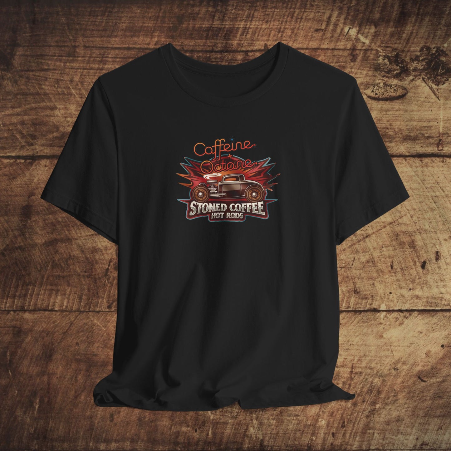 Stoned Coffee Co Hot Rods Tee Caffeine + Octane