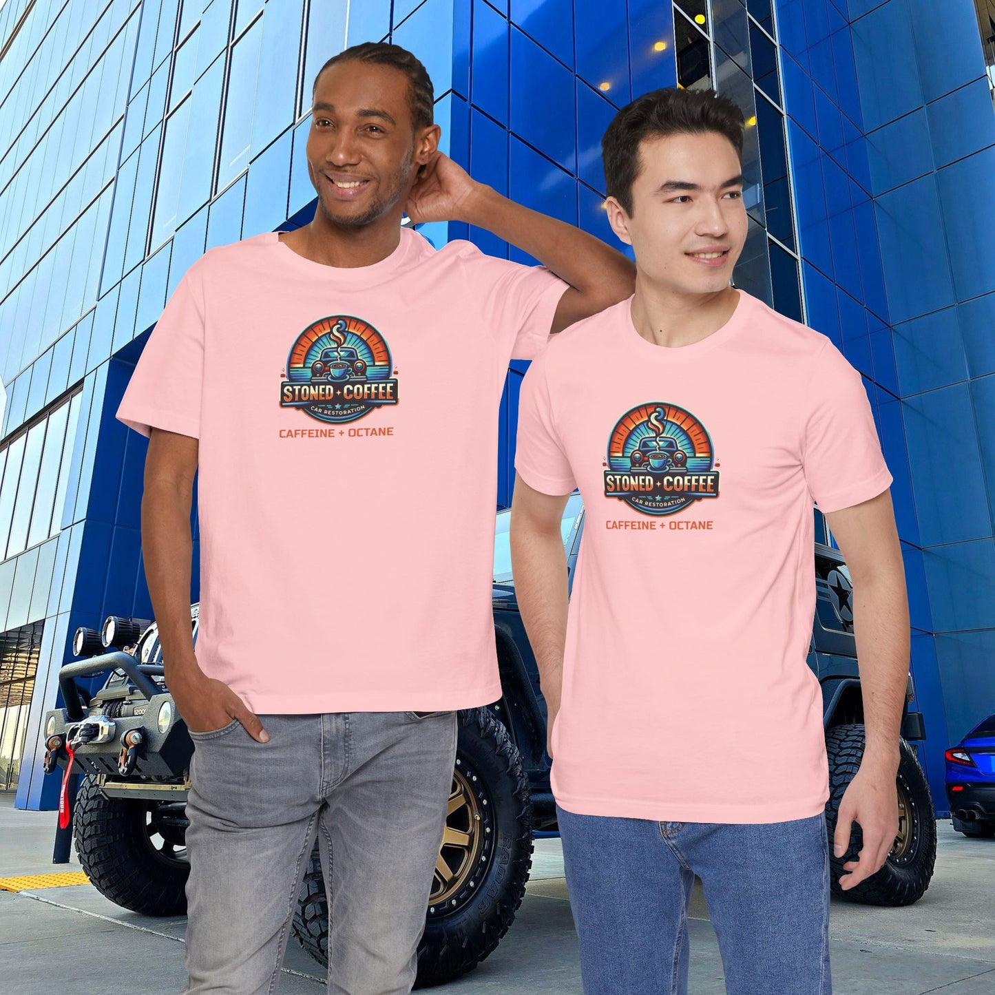 Stoned Coffee Car Restoration Tee Caffeine + Octane