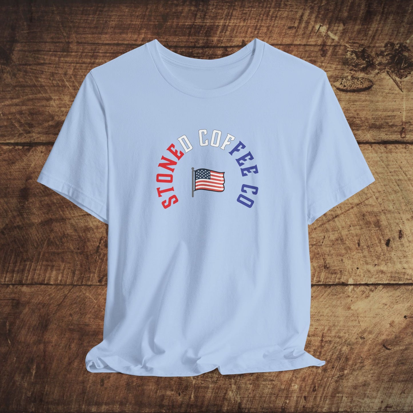T-Shirt Stoned Coffee Company USA Patriotic Unisex Tee
