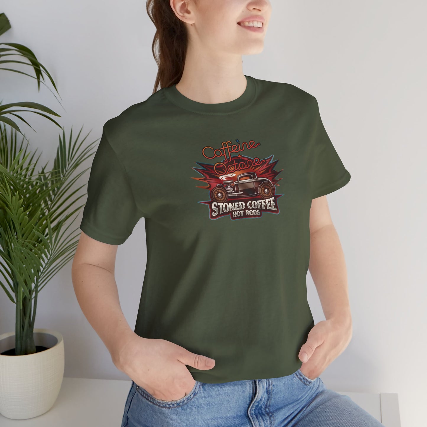 Stoned Coffee Co Hot Rods Tee Caffeine + Octane