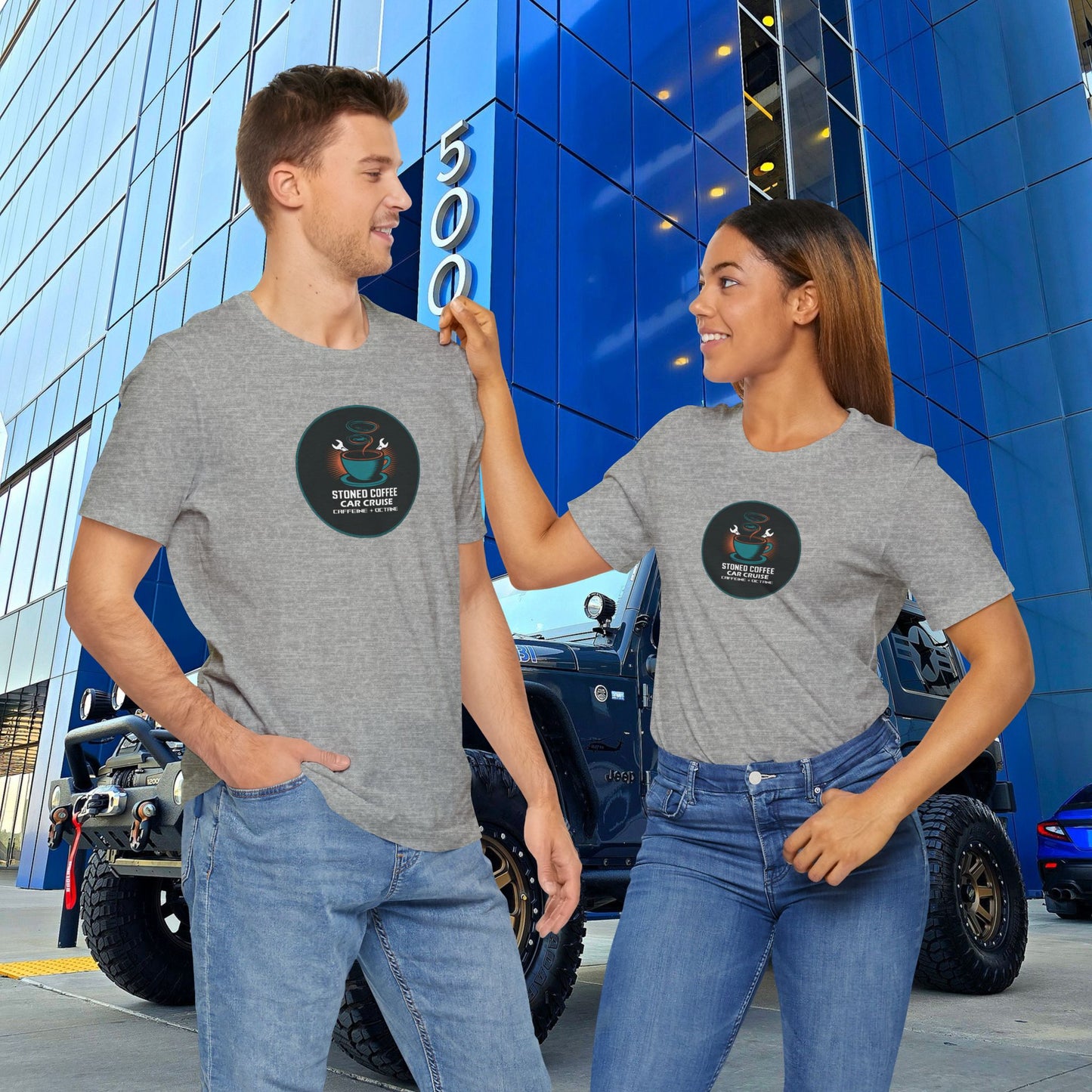 Stoned Coffee Co Car Cruise Tee Caffeine + Octane