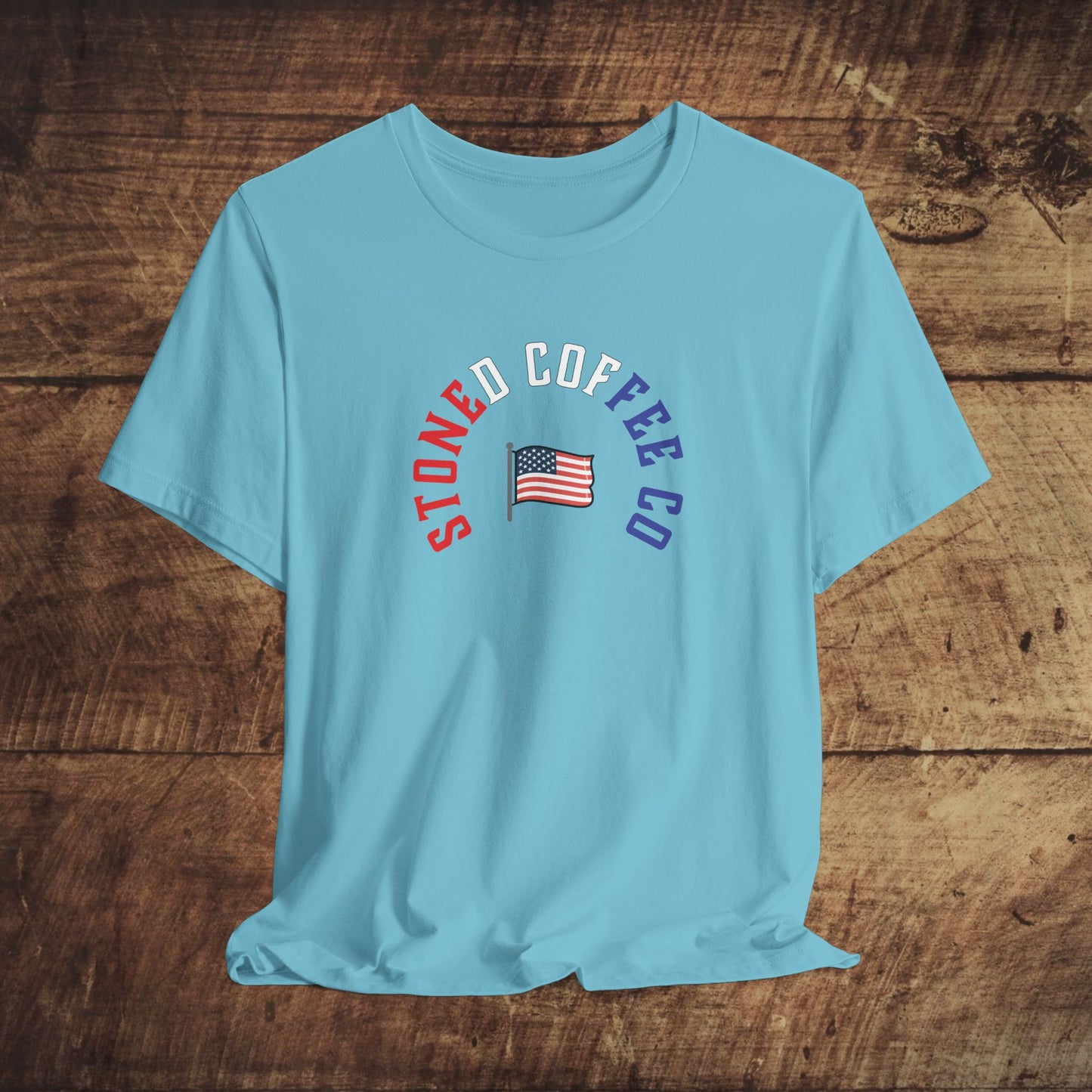 T-Shirt Stoned Coffee Company USA Patriotic Unisex Tee