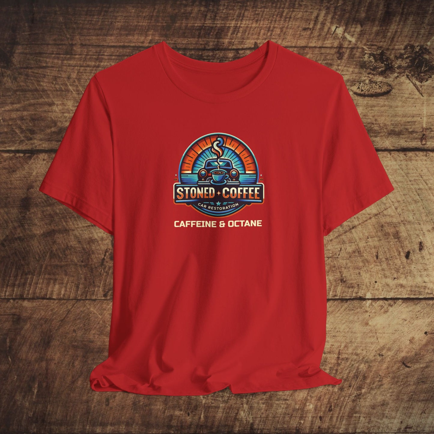 Stoned Coffee Car Restoration Tee Caffeine + Octane