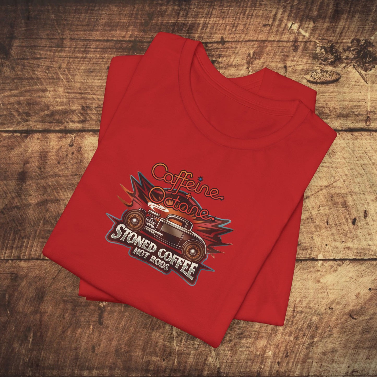 Stoned Coffee Co Hot Rods Tee Caffeine + Octane