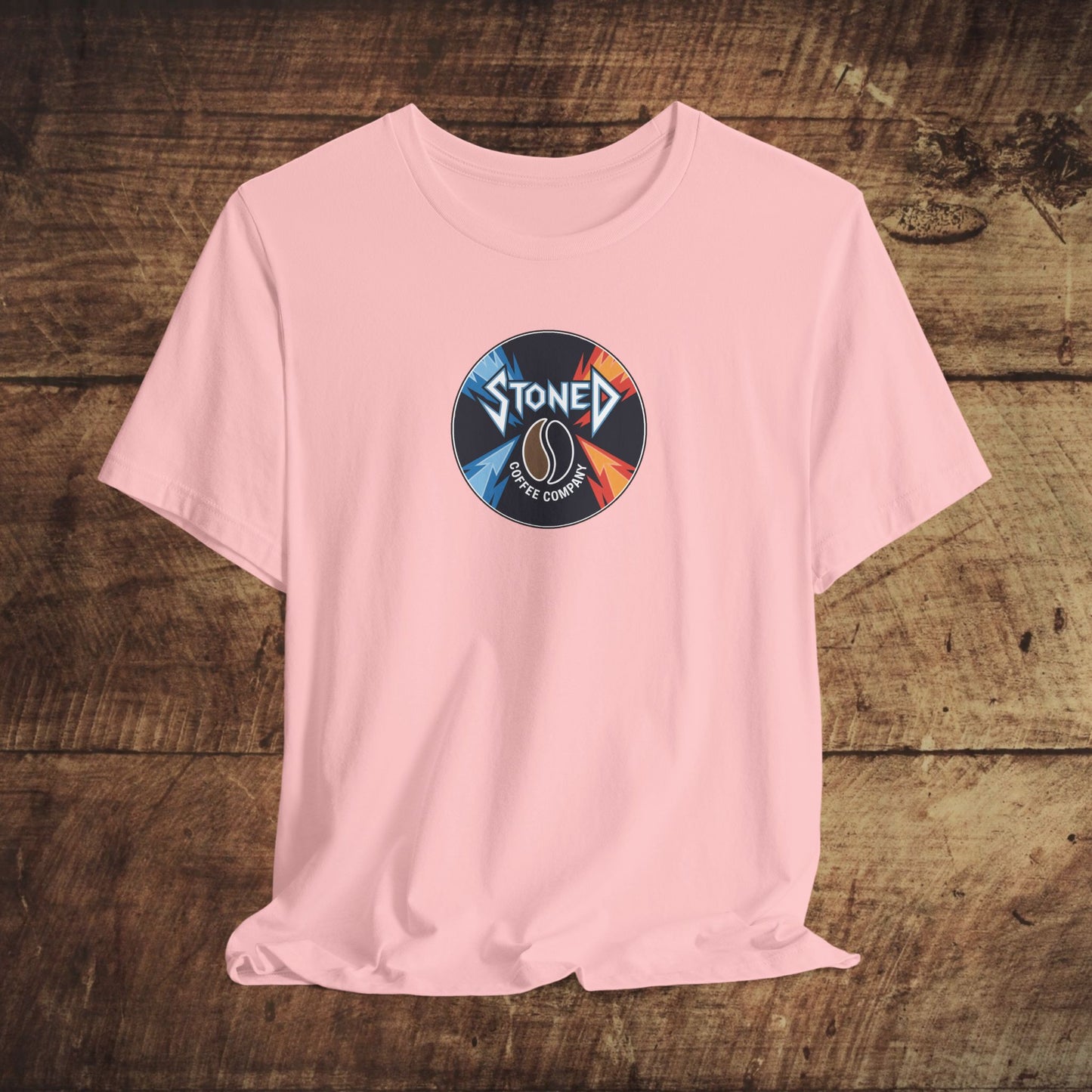 Stoned Coffee Company Heavy Metal Record Label Tee - Unisex Jersey