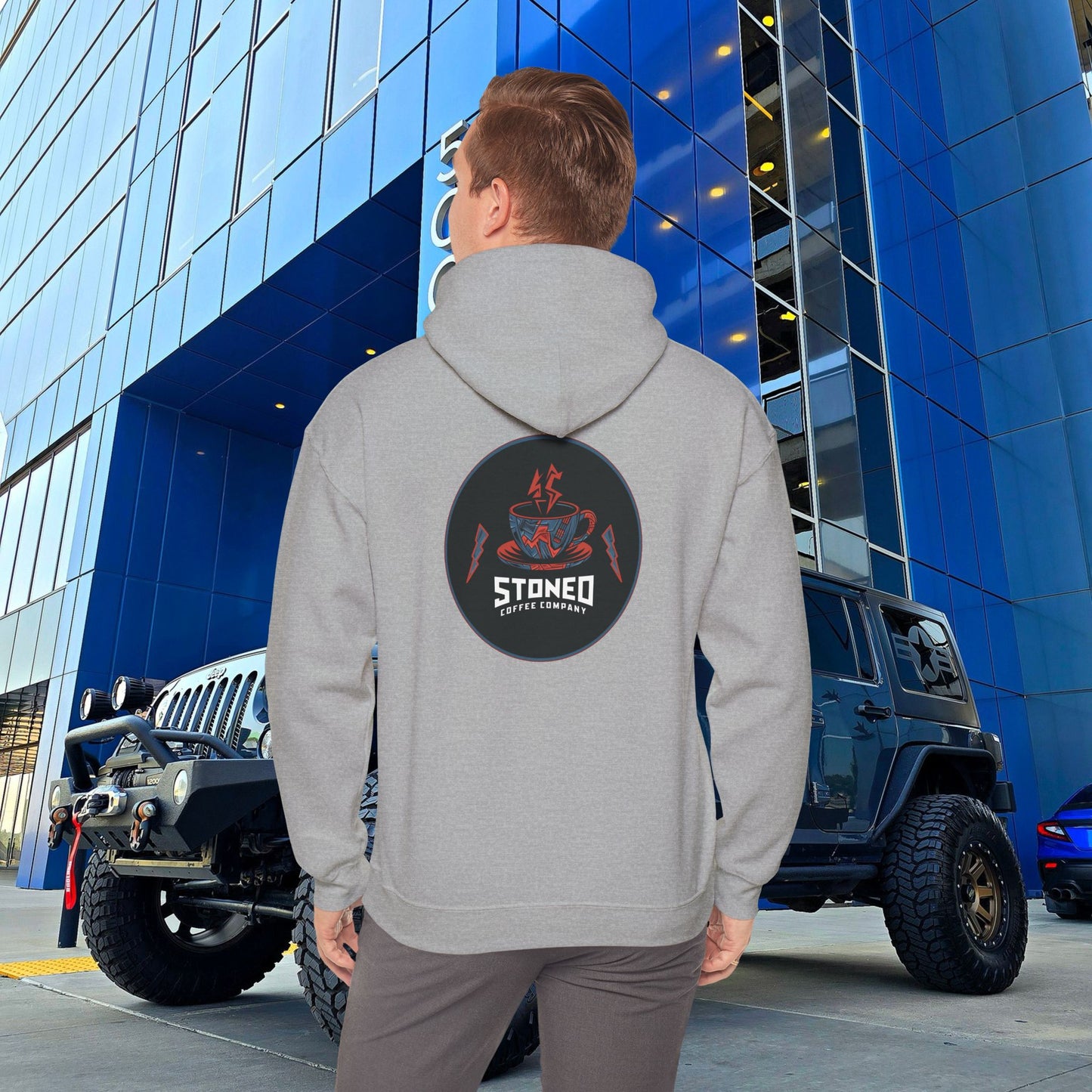 Stoned Coffee Company Escaping Music Souls Hooded Sweatshirt