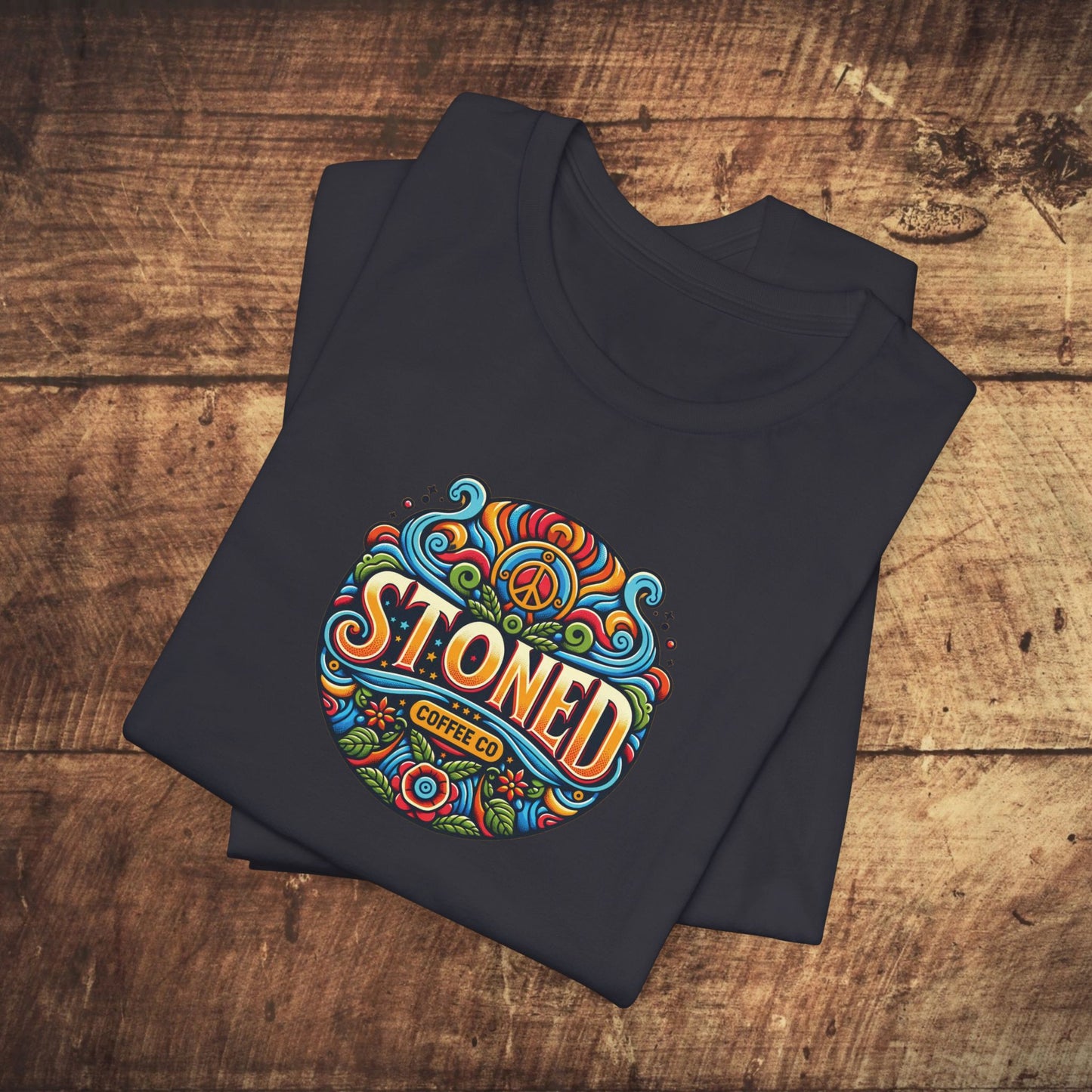 Unisex Tee Stoned Coffee Co Logo 1