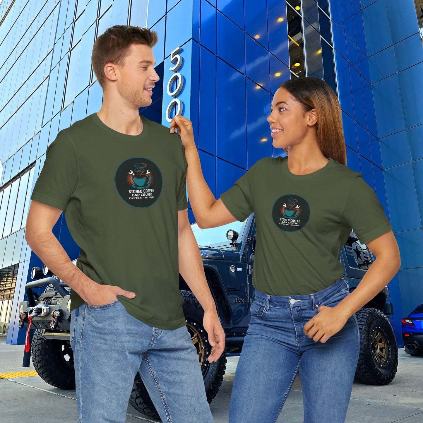 Stoned Coffee Co Car Cruise Tee Caffeine + Octane