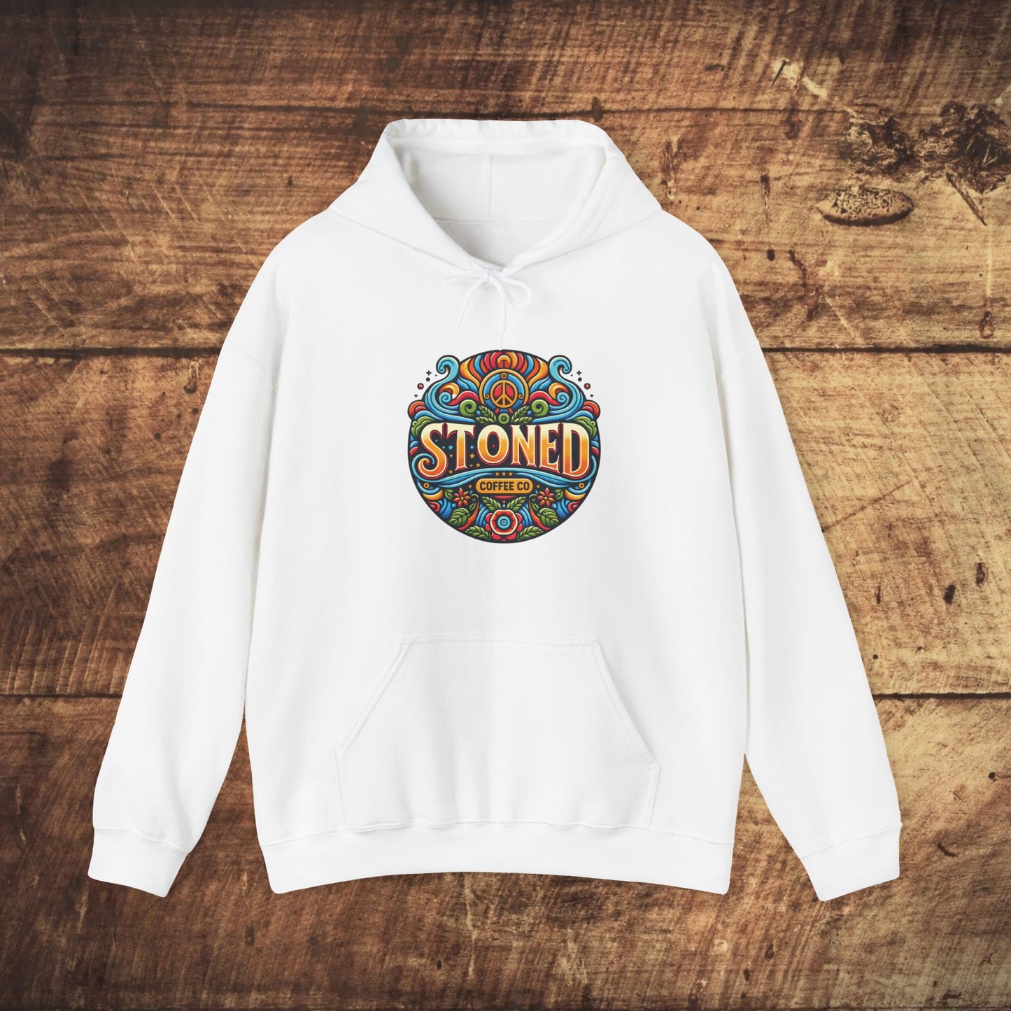 Hooded Sweatshirt Stoned Coffee Company Logo 1