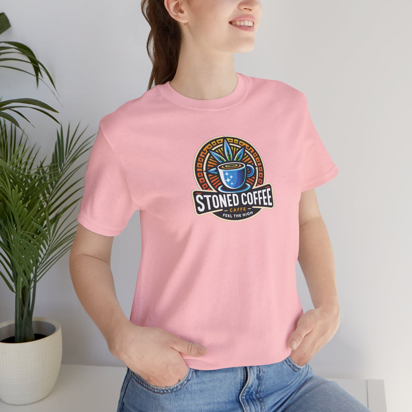 T-Shirt Stoned Coffee Company Logo 4 Feel the High Unisex