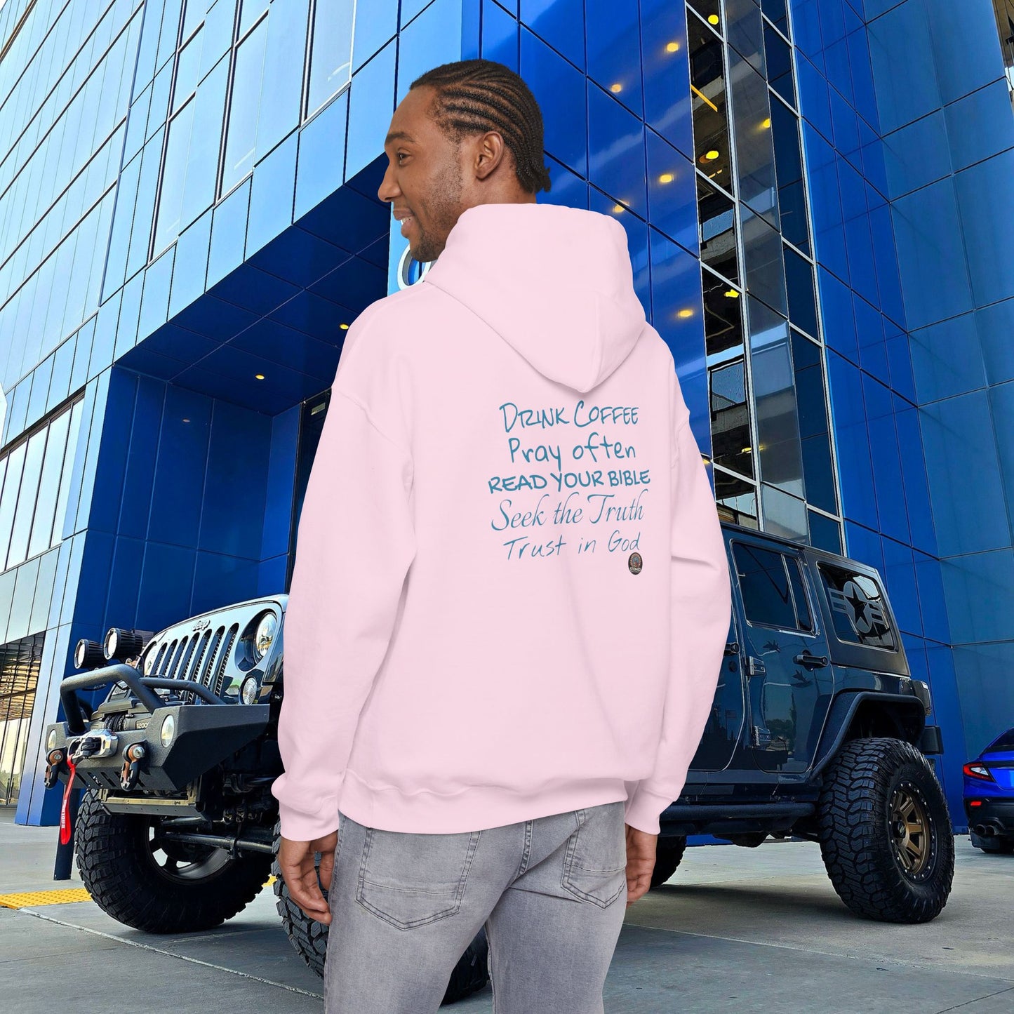 STONED COFFEE COMPANY HOODIE, Pray Often, Read Your Bible, Seek the Truth, Trust in God