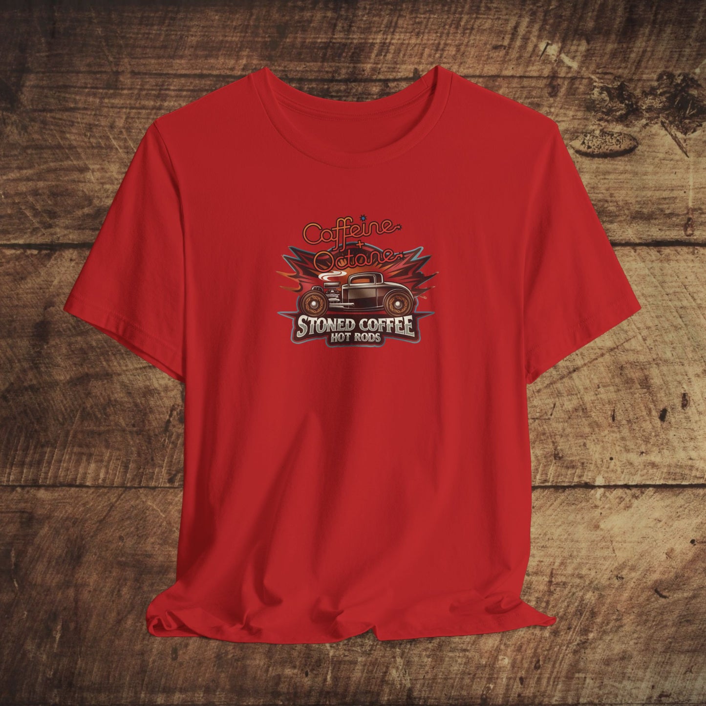 Stoned Coffee Co Hot Rods Tee Caffeine + Octane