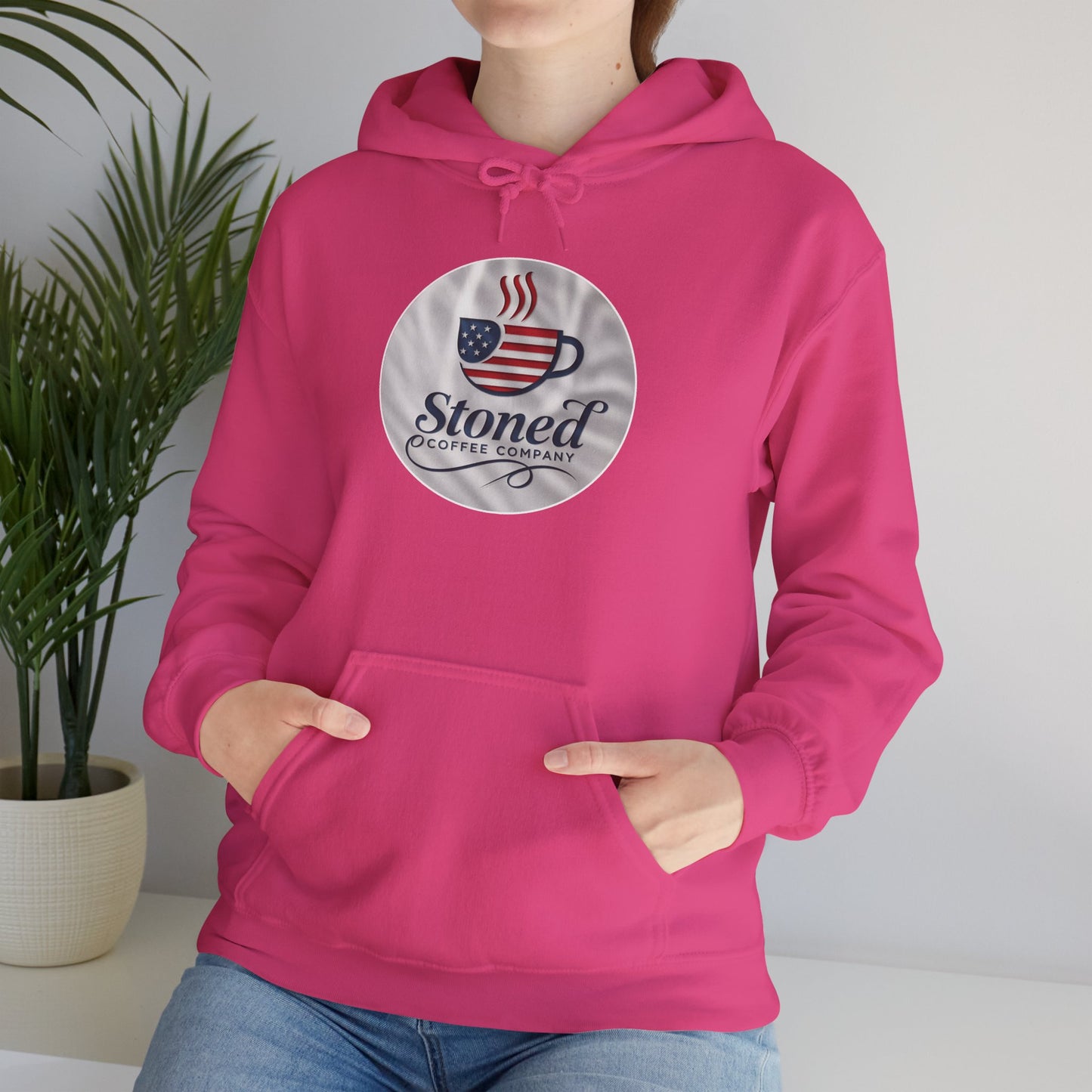 Hooded Sweatshirt Stoned Coffee Company Patriotic USA