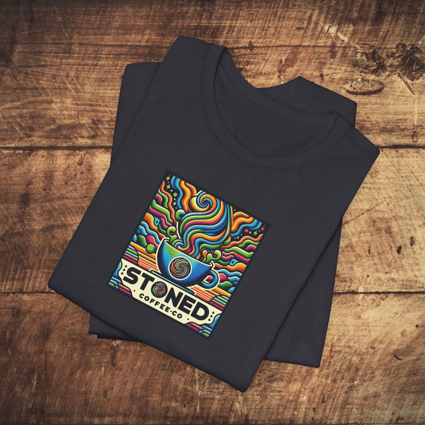 Coffee Art T-Shirt - Stoned Coffee Company Logo