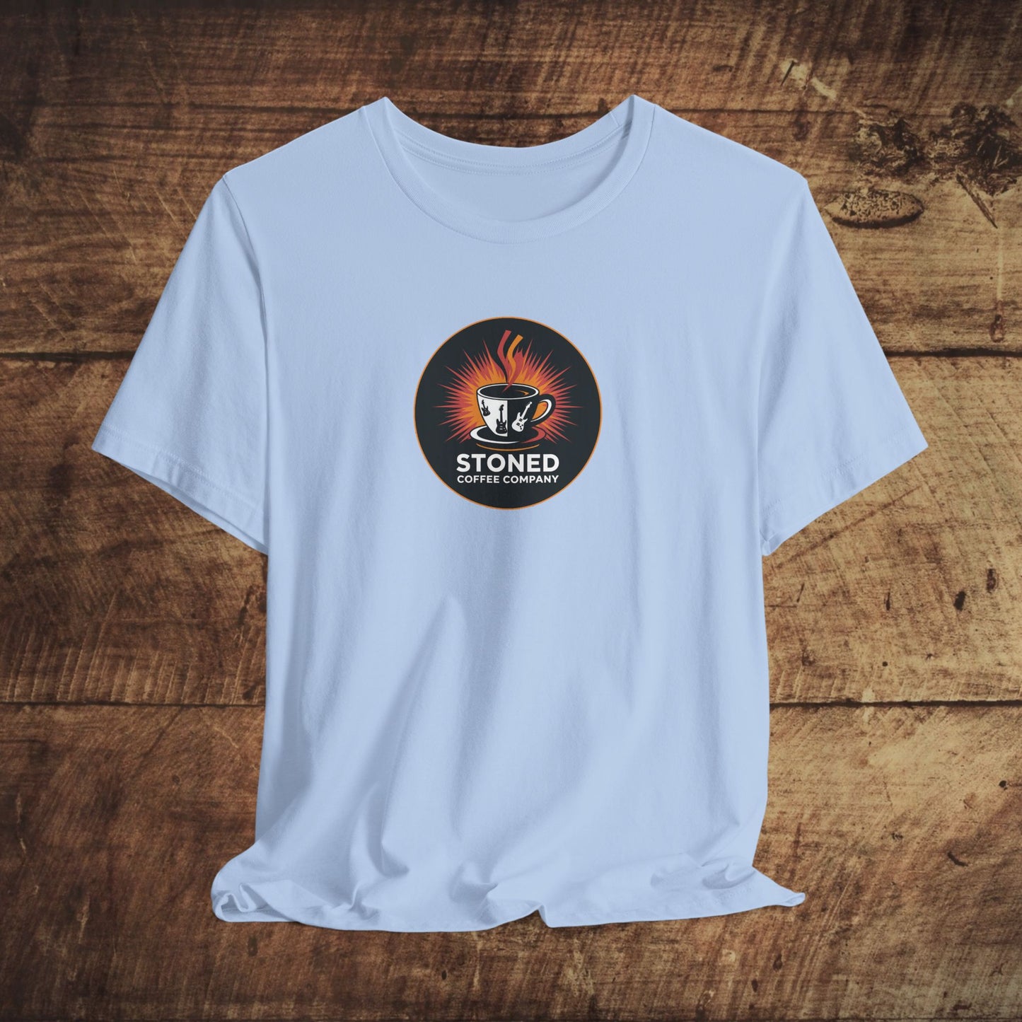 Stoned Coffee Company Rocking Guitar Cup T-Shirt