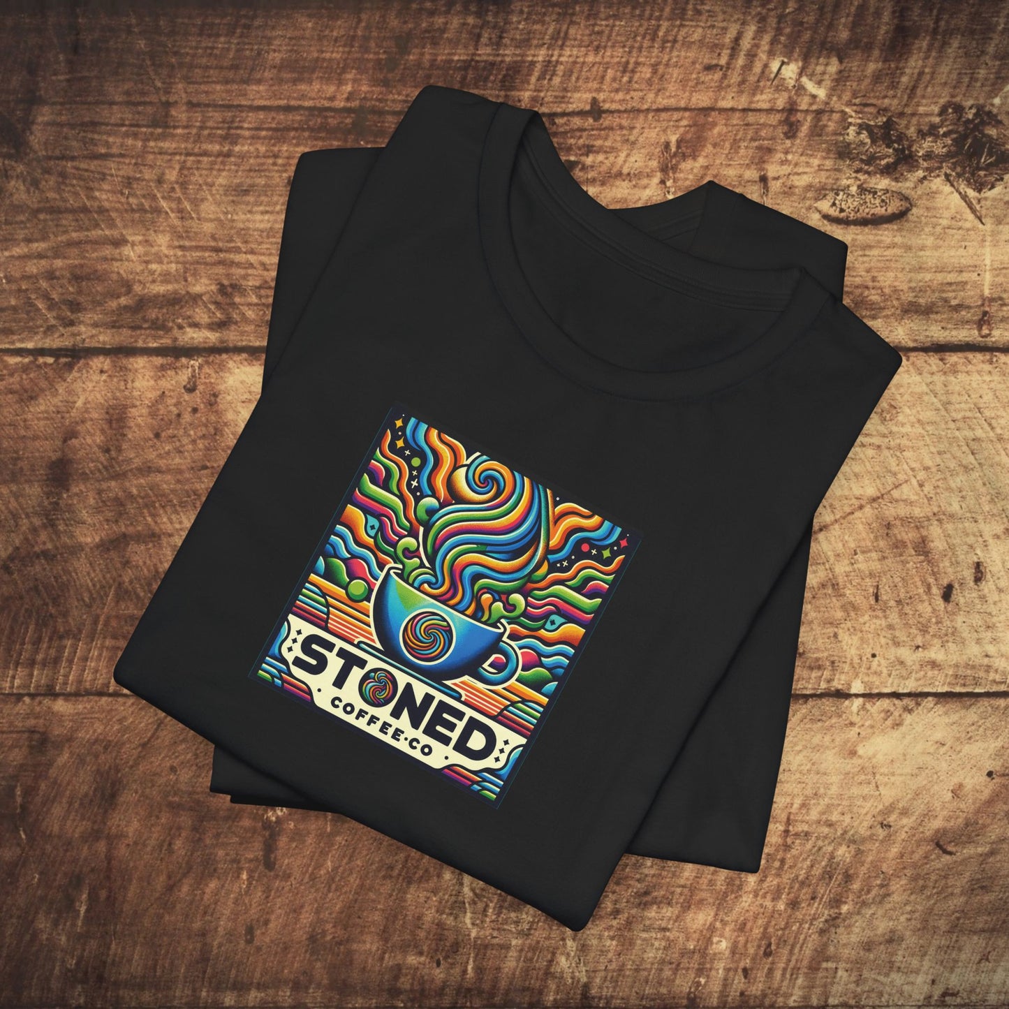 Coffee Art T-Shirt - Stoned Coffee Company Logo