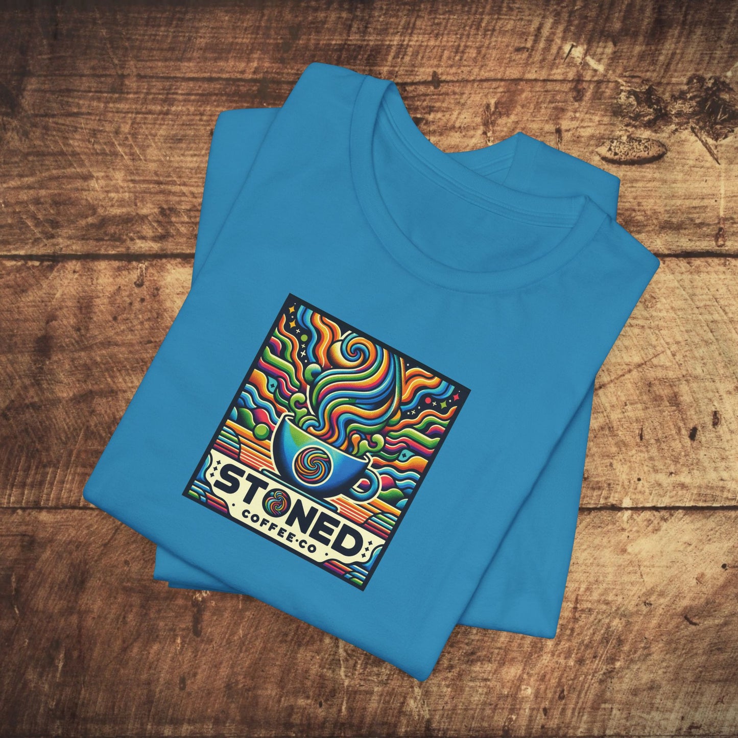 Coffee Art T-Shirt - Stoned Coffee Company Logo