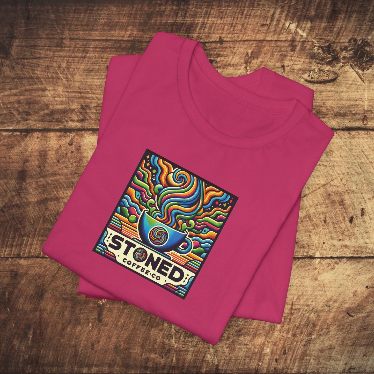 Coffee Art T-Shirt - Stoned Coffee Company Logo