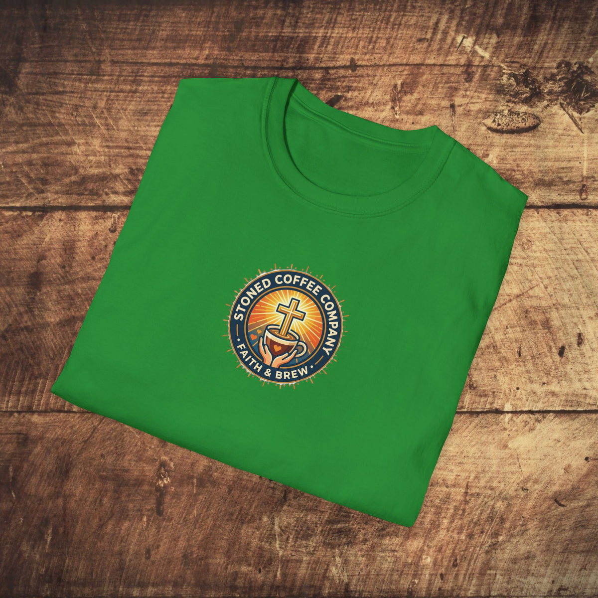 Stoned Coffee Company 'Drink Your Coffee and Pray for Others' T-Shirt