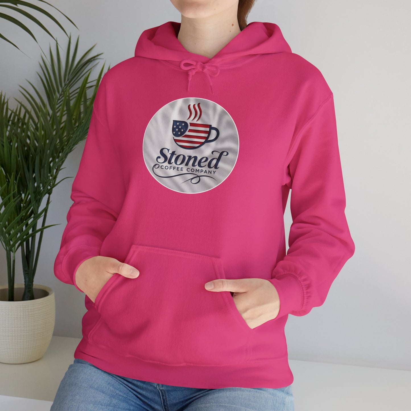 Hooded Sweatshirt Stoned Coffee Company Patriotic USA