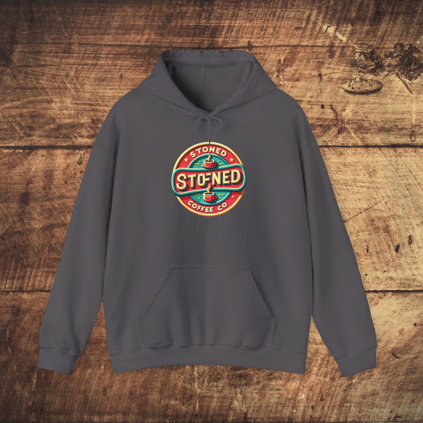 Hooded Sweatshirt - Stoned Coffee Co Logo 2