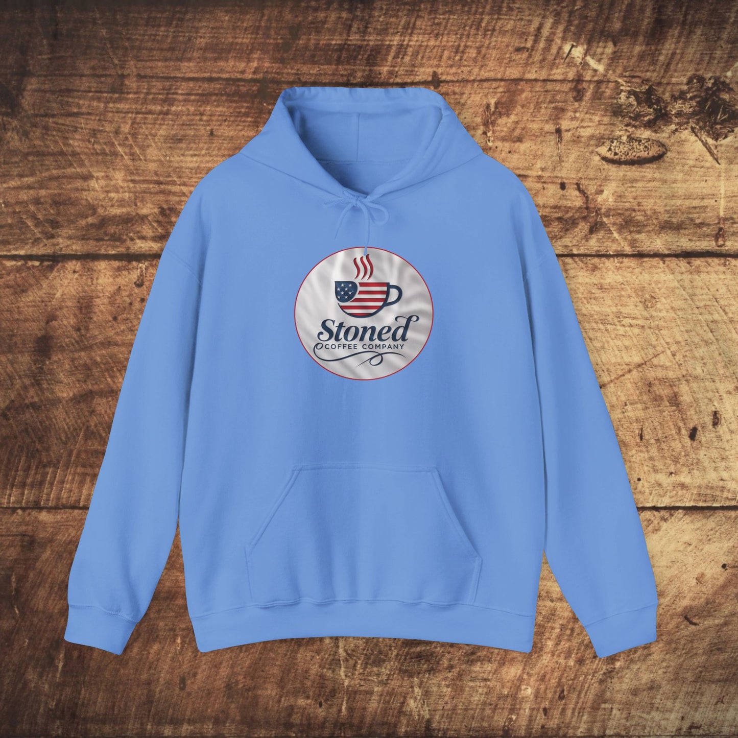 Hooded Sweatshirt Stoned Coffee Company Patriotic USA